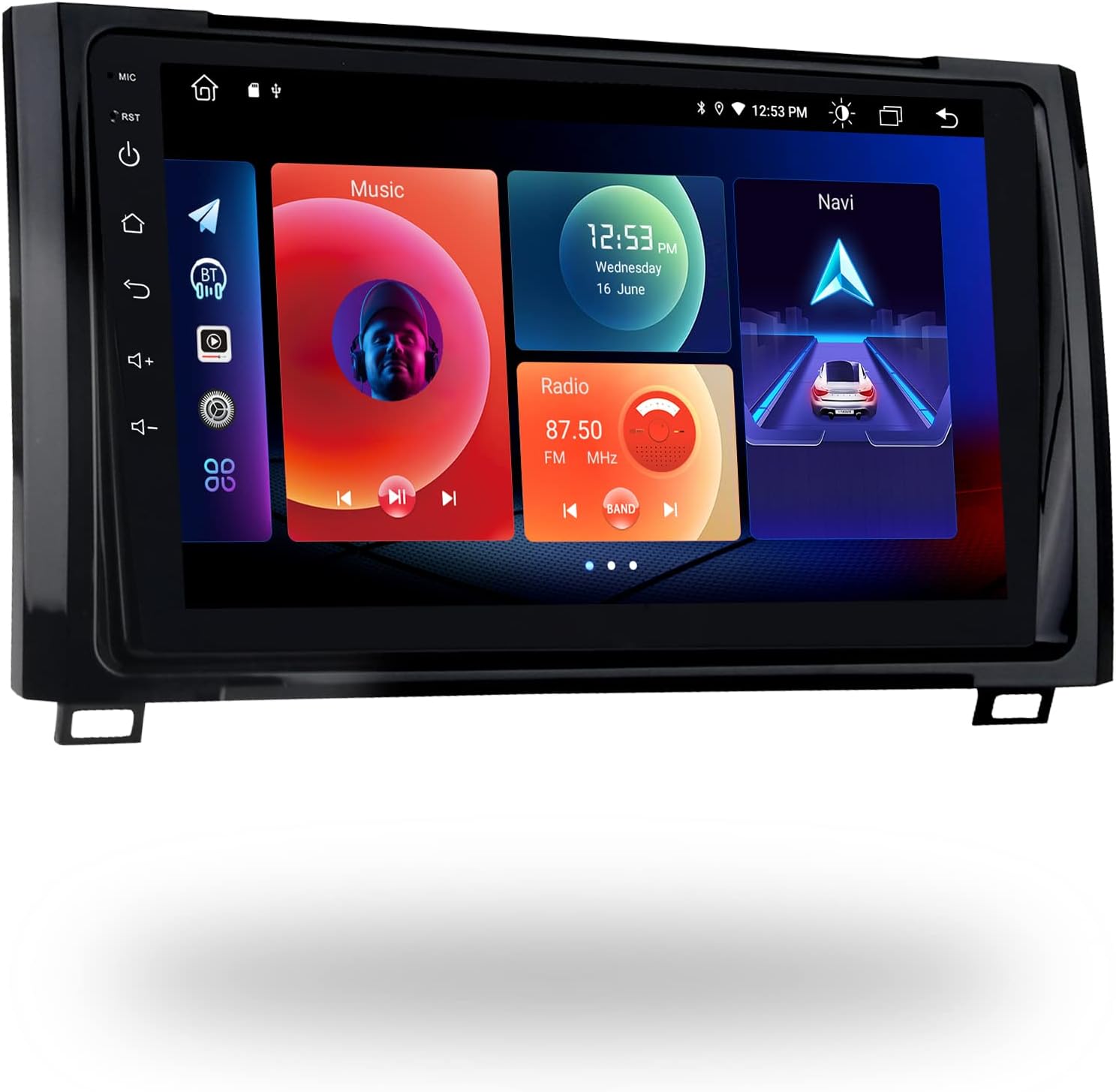 Roadanvi for Toyota Tundra 2014 2015 2016 2017 2018 Car Stereo Bluetooth Radio for Car Navigation Carplay Android Auto 1280x720 IPS Touch Screen