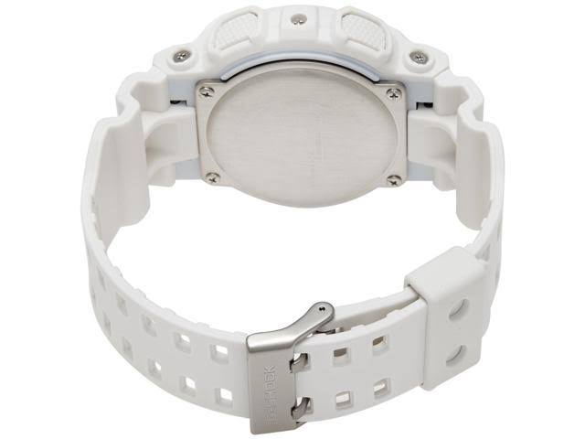 Casio Ga120a-7a White G-Shock Analog Digital Anti-magnetic