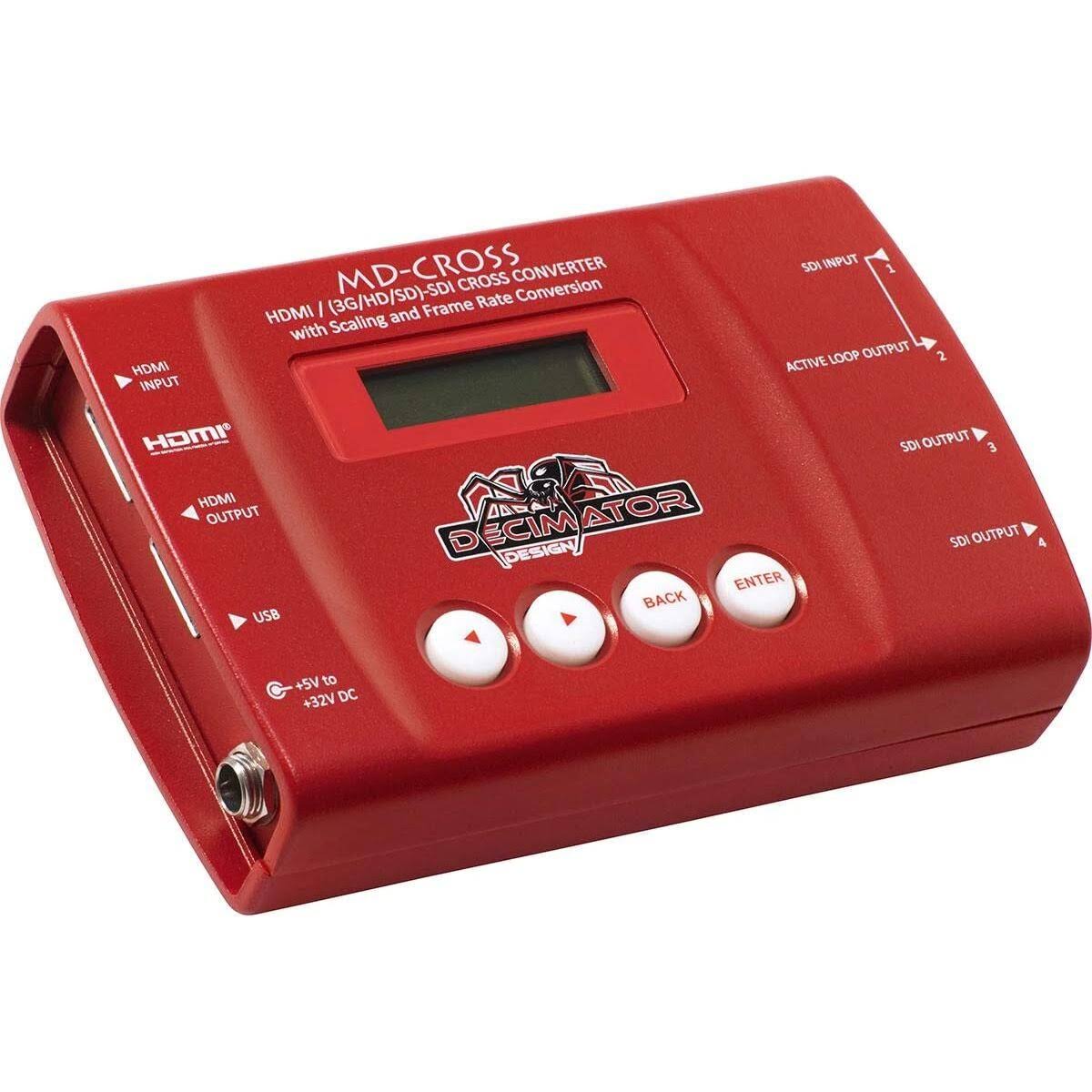 Decimator MD-CROSS Miniature SDI/HDMI Cross Converter with Scaling