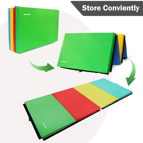 Extra Thick Folding Exercise Gymnastics Mat