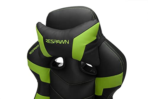 RESPAWN 110 Pro Gaming Chair - Gaming Chair with Footrest, Reclining Gaming Chair, Video Gaming Computer Desk Chair, Adjustable Desk Chair