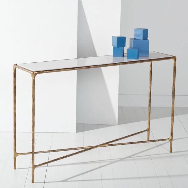 Safavieh Jessa Rectangle Console Table - Brass