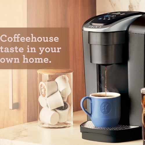 Keurig K-Elite Single Serve K-Cup Pod Coffee Maker, with Strength and Temperature Control, Iced Coffee Capability, 8 to 12oz Brew Size, Programmable