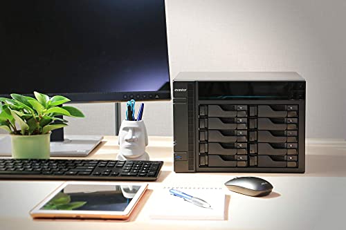 Asustor Lockerstor 4 Gen2 - AS6704T | 4-Bay NAS, Quad-Core 2.0GHz Processor, 4 M.2 NVMe Slots (PCIe 3.0), Dual 2.5GbE, Expandable to 10GbE