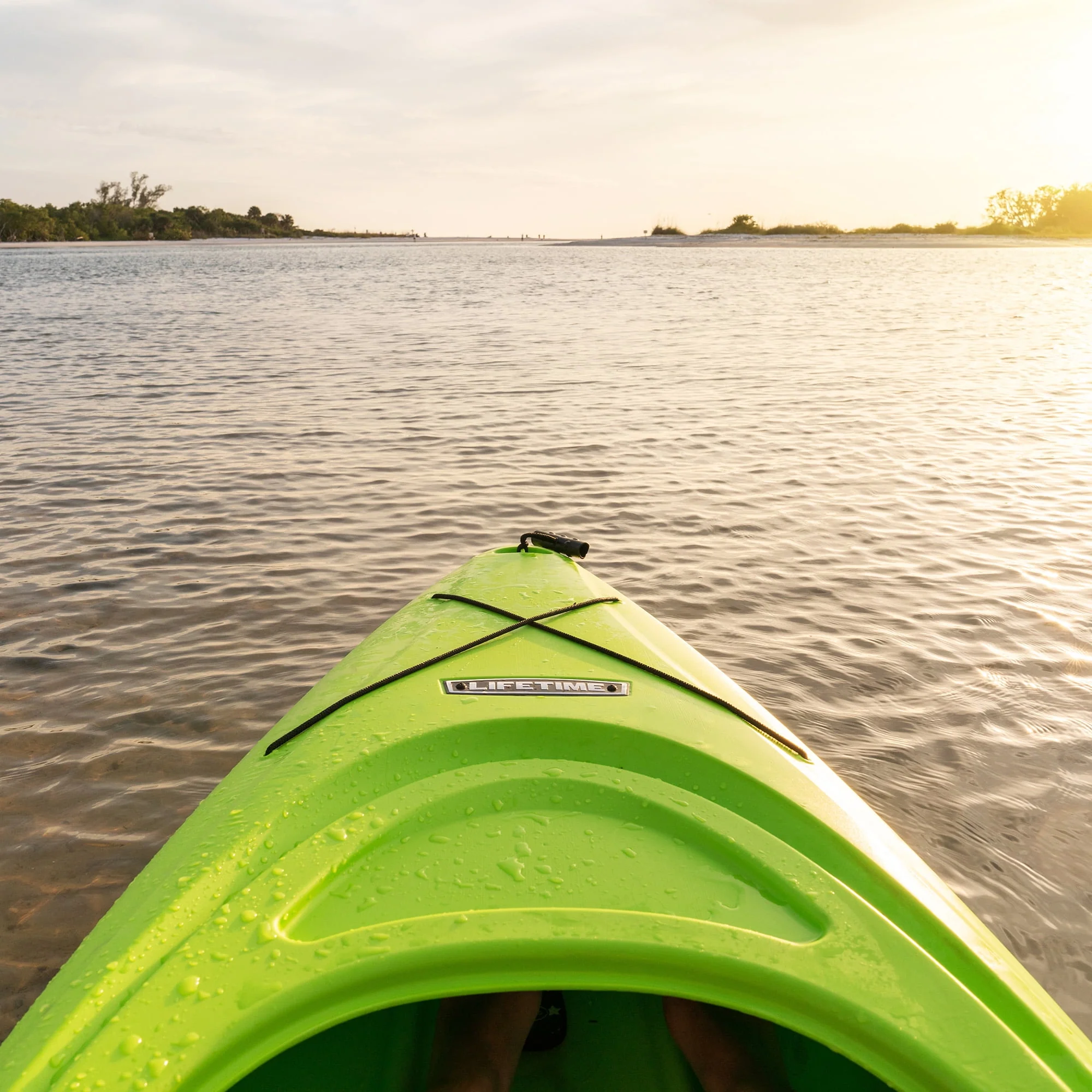 Lifetime Pacer 8 ft Sit-In Kayak (Paddle Included), Orange