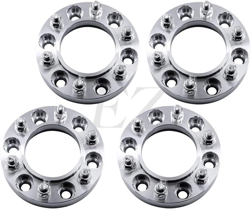 4 Hub Centric Wheel Adapter 6x5.5 to 6x5.5 (6x139.7 to 6x139.7) for Chevy 14x1.5 Studs Thickness 1.5 Inch