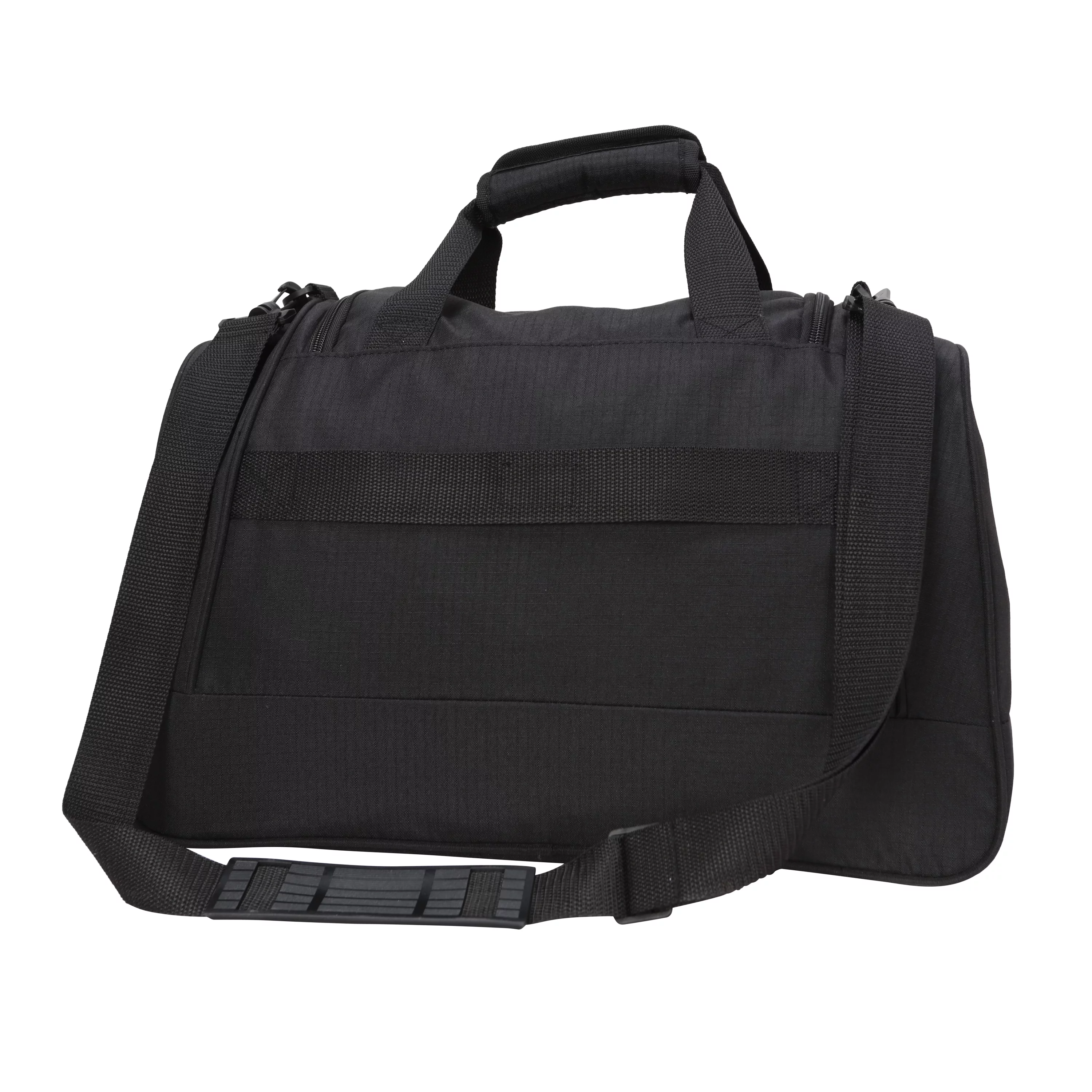 Protege 3 Piece Traveling Hardside Value Luggage Set, Black, 28" checked luggage, 20" carry-on luggage and 18" duffel