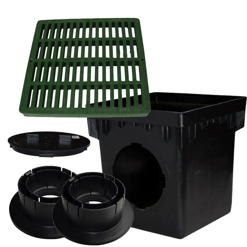 NDS 12x22 Catch Basin Kit (Green Grate)
