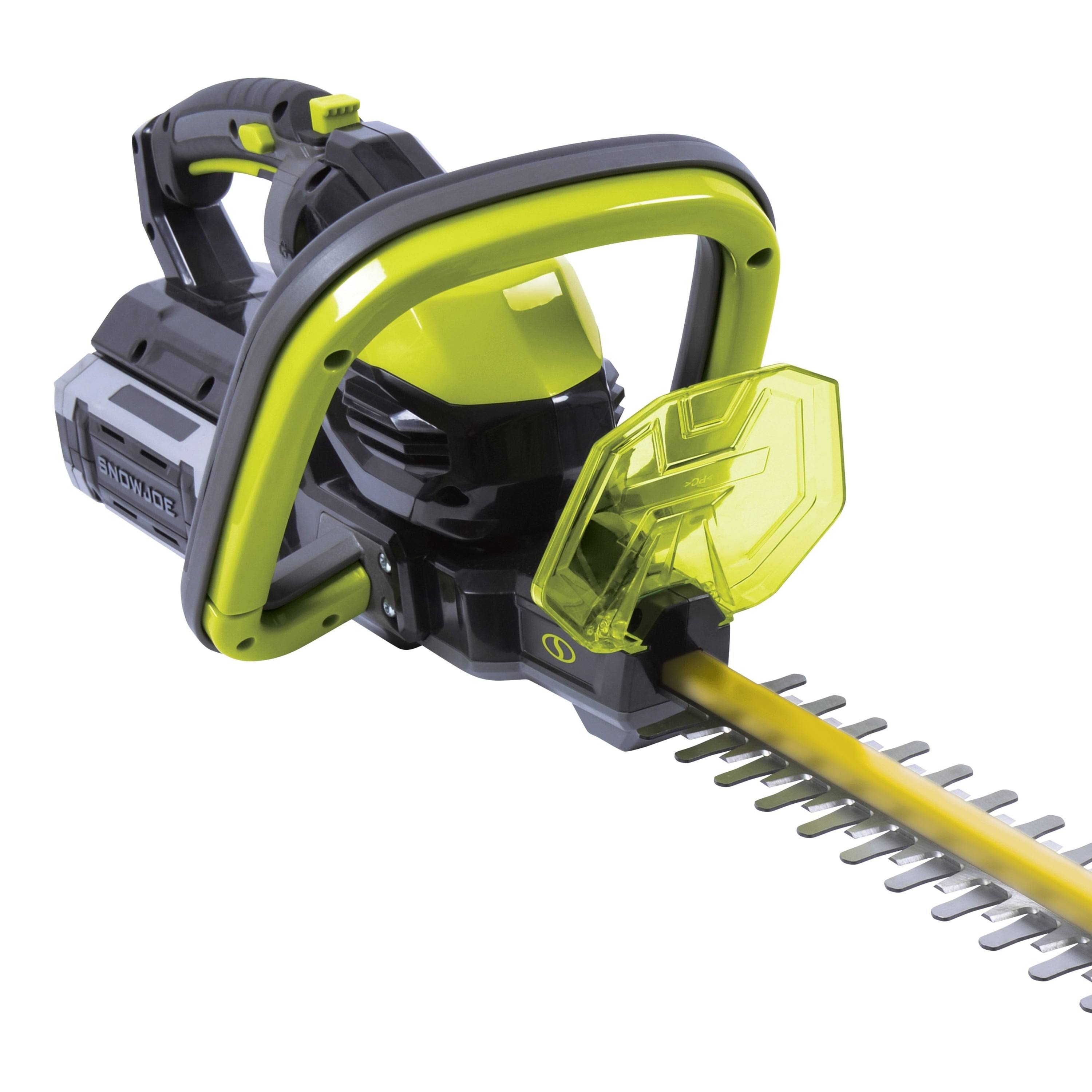 Sun Joe iON100V-24HT-CT 100-Volt iONPRO Cordless Handheld Hedge Trimmer | 24-Inch | Tool Only
