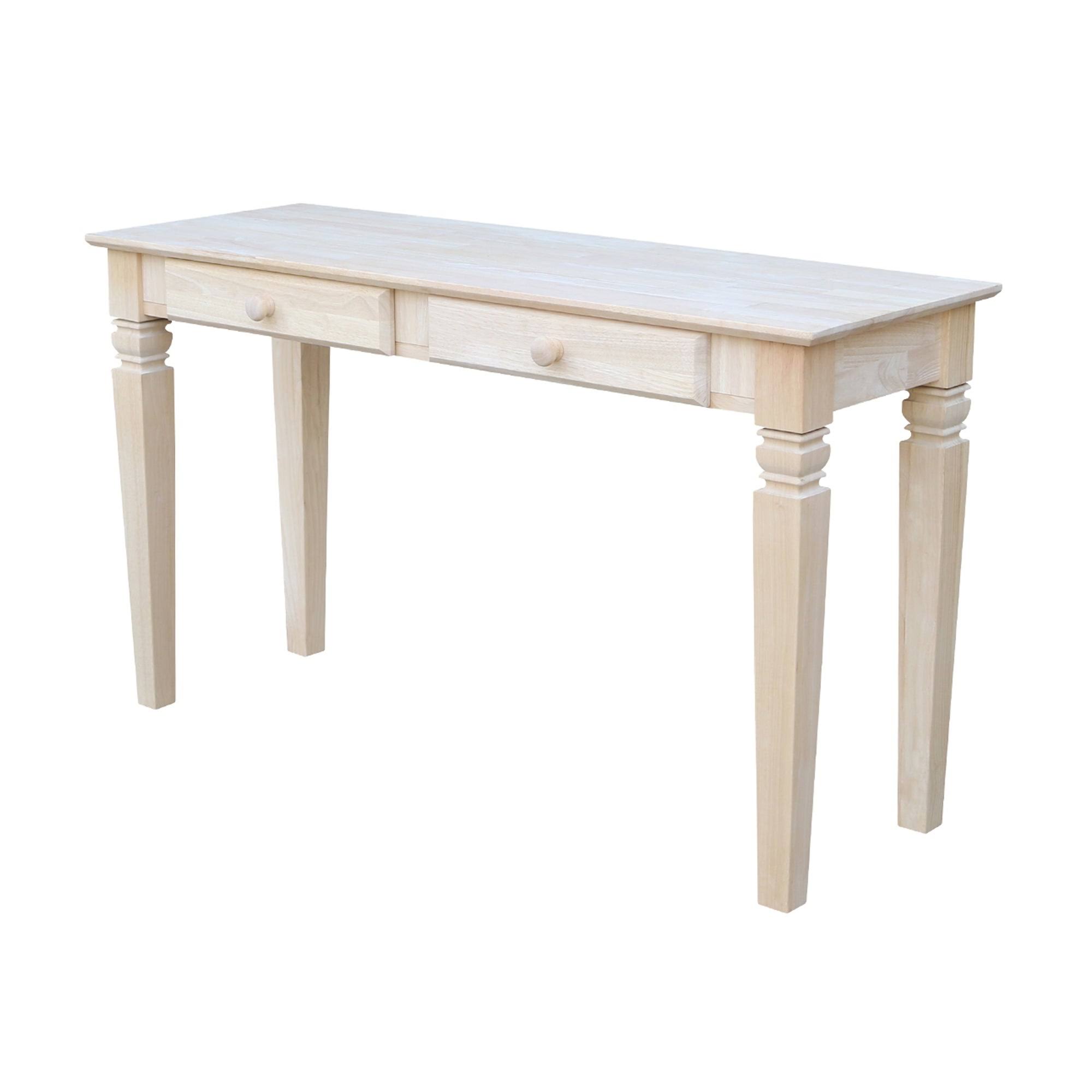 International Concepts Java Console Table with 2 Drawers - Black