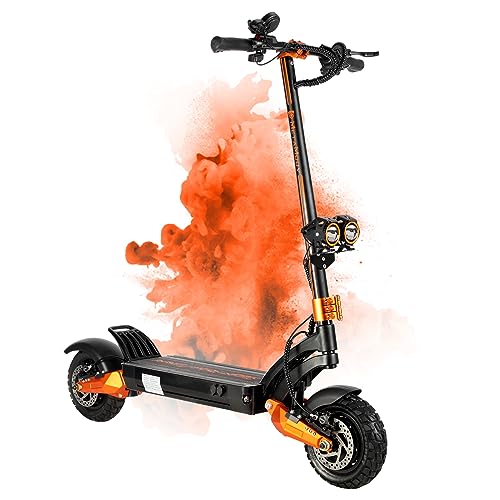 ZO08 Electric Scooter, 3000W Dual Motors Scooter for Adults Up to 45 MPH Fast Speed, 52 Miles Long Range