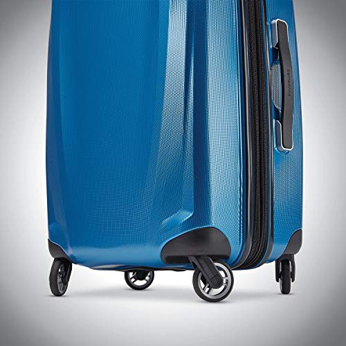 Samsonite Winfield 3 DLX Hardside Expandable Luggage with Spinners, Silver, Carry-On 20-Inch