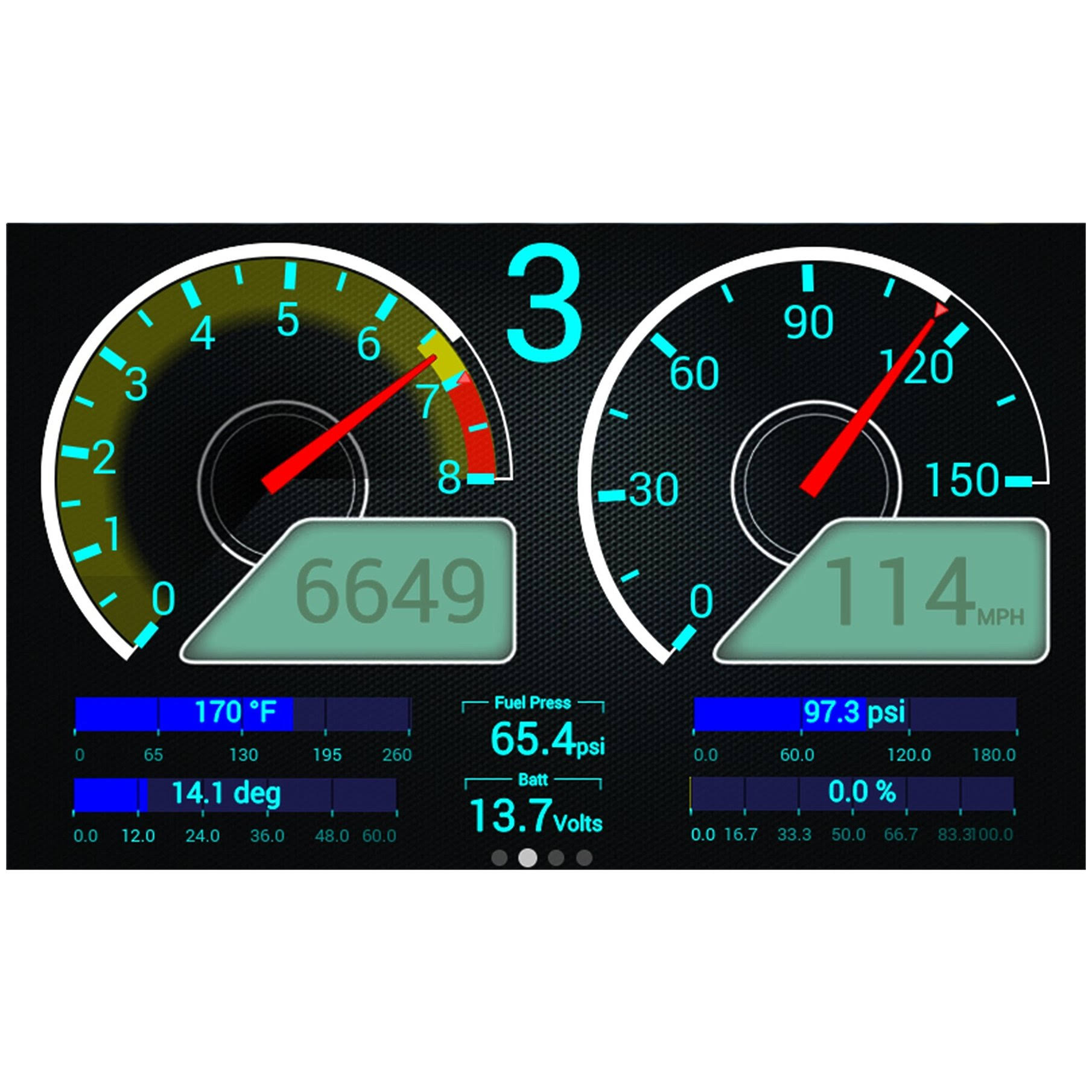 Holley 553-106 EFI Digital Dash