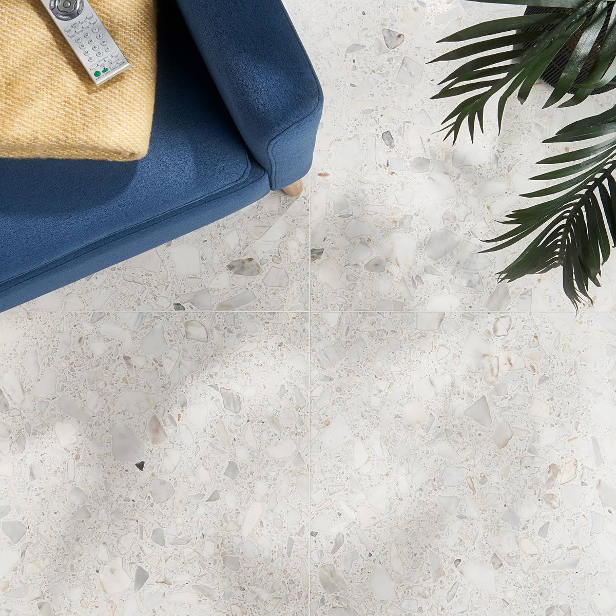 TileBar Terrazzo Italy Sacra Calacatta 24x24 Honed Marble Tile, Beige u0026 Cream, Backsplash, Wall and Floor