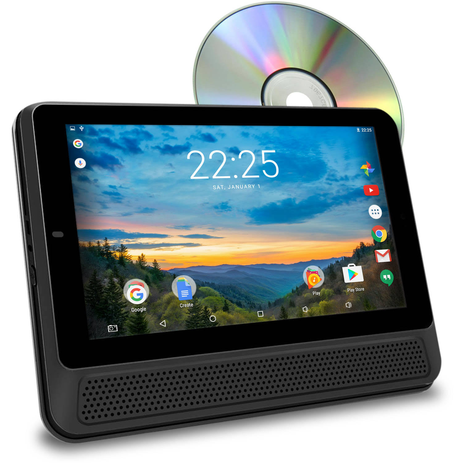 RCA DRP2091 DVD Combo Tablet - Wi Fi - 16 GB - Black - 10x22