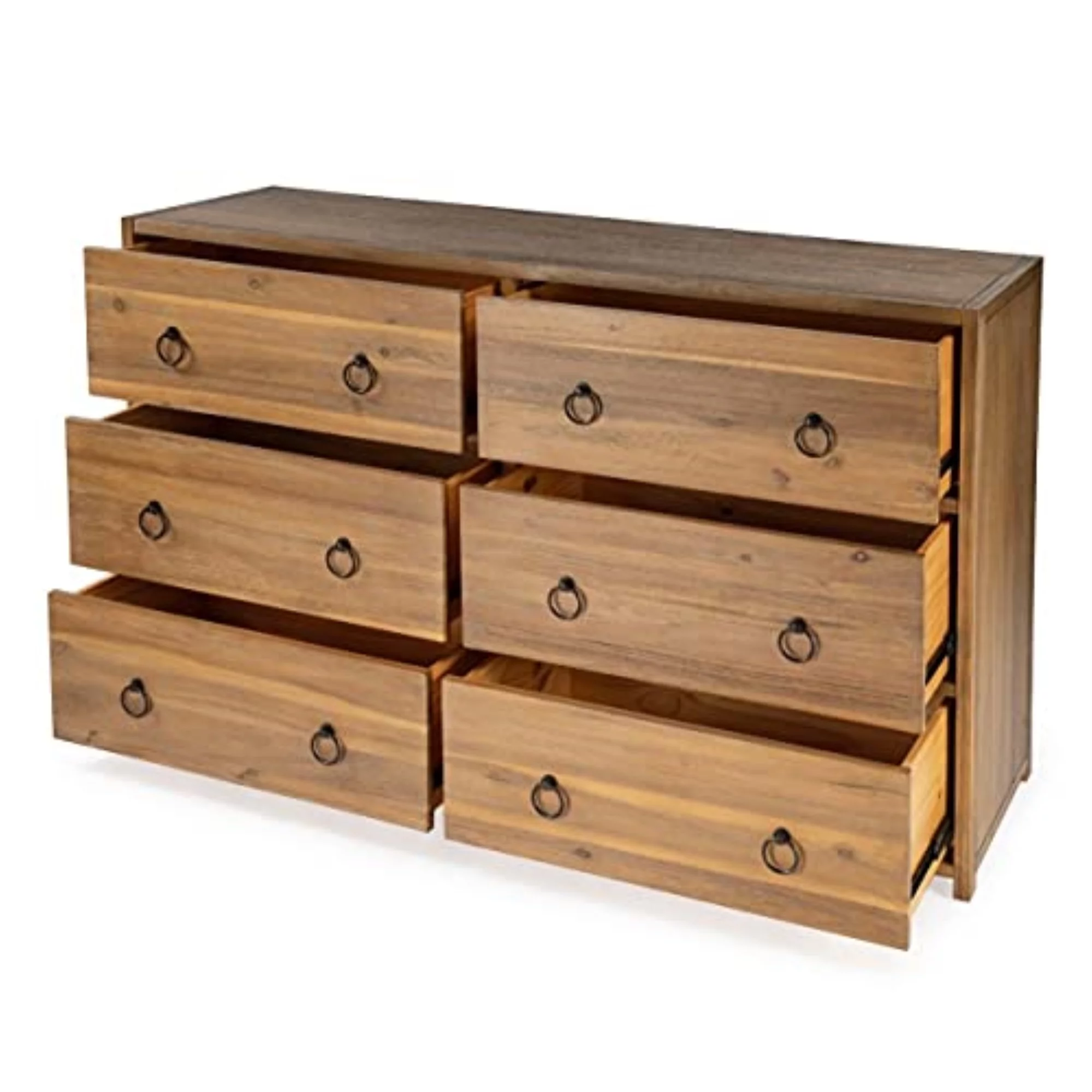 Butler Specialty Company, Lark 6 Drawer Natural Wood Dresser, Natural Wood