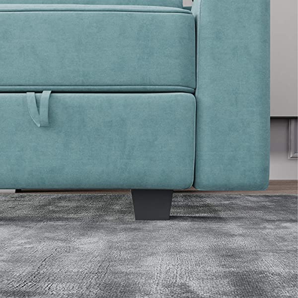HONBAY Convertible Sectional Sofa U Shaped Couch with Reversible Chaise Modular Oversized Couch Sectional Sofa with Ottomans