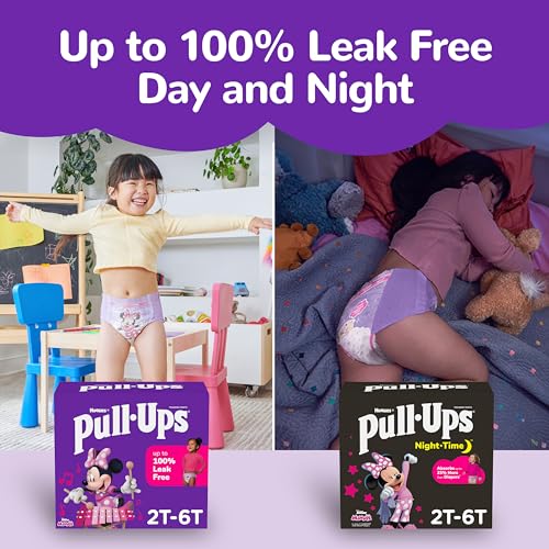 Pull-Ups Girls' Potty Training Pants, Size 3T-4T Training Underwear (32-40 lbs), 112 Count (4 Packs of 28)