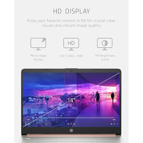 HP 14 Ultrabook • Intel 4-Core CPU • Back to School Limited Edition with Microsoft 365 • 32GB RAM • 1600GB Storage (64GB OnBoard withHP 512GB P500