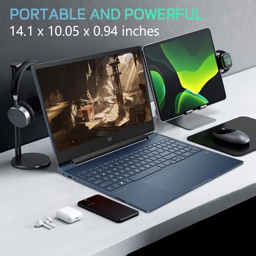 HP Victus 15 Gaming Laptop,Intel Core i7-13620H(10C/16T), NVIDIA GeForce RTX 4060,15.6“FHD Display Laptop Computer,32GB RAM 2TB NVMe SSD with Webcam