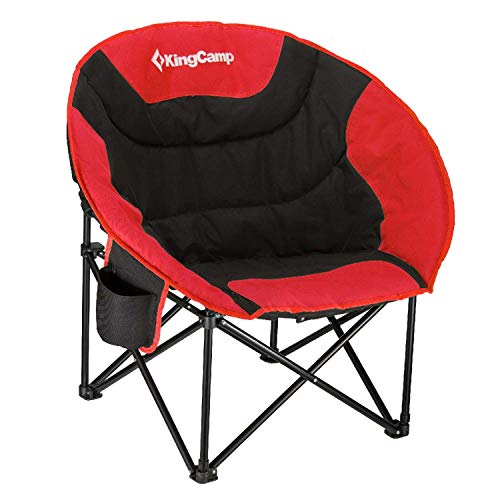KingCamp Oversized XL Camping Chair, Heavy Duty 500lbs Folding Couch for Adults
