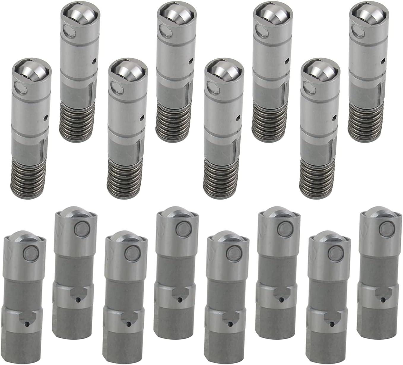 TEKKOAUTO 16 Pcs Hydraulic Roller lifters Valve Lifter Compatible with GM Chevy Silverado Cadillac Buick GMC Pontiac LS1 LS2 LS7 LS3 LQ4 LQ9 HL124