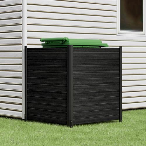 ROOMTEC 38"W X 42"H Air Conditioner Fence Panels, 2 Panels Privacy Fence for Outside Privacy Screens Trash Can Enclosure with Metal Stake