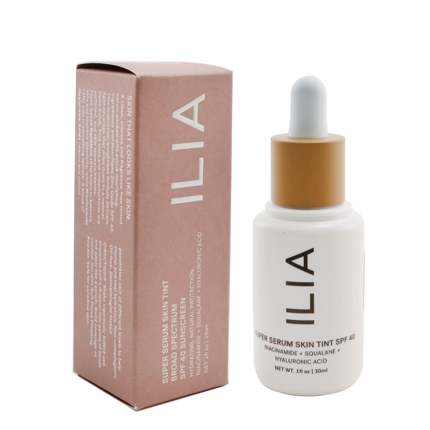 ILIA Super Serum Skin Tint SPF 40 - # ST12 Kokkini (Medium With Neutral Warm Undertones)  30ml/1oz