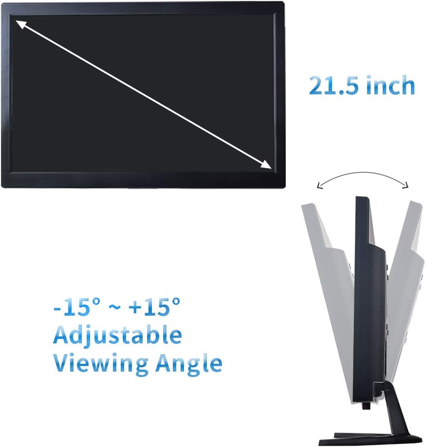 Cocar 19.5 CCTV Monitor, 16:9 1600x900 BNC Monitor with Component BNC/YPbPr/VGA/HDMI/Audio Jack