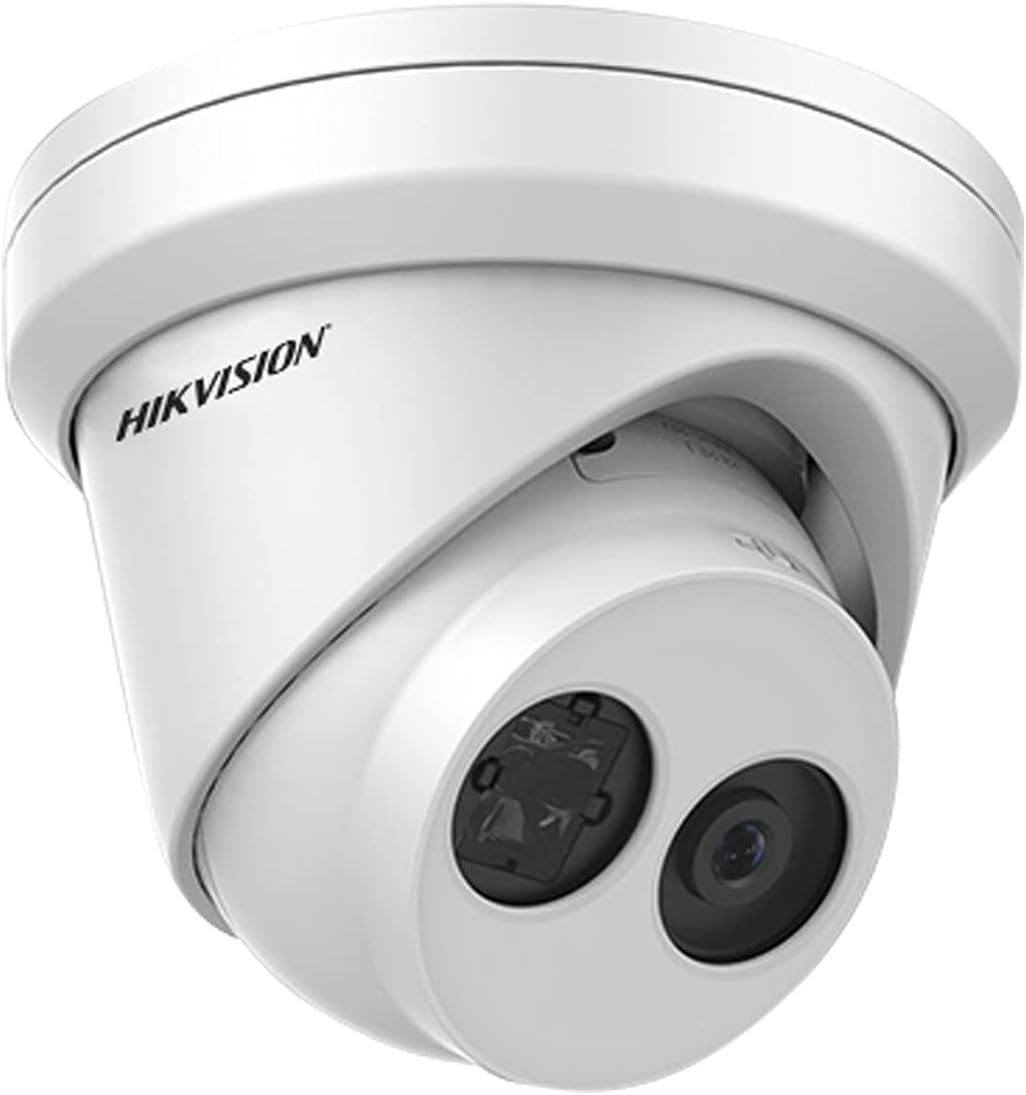 DS-2CD2343G2-I 2.8mm, 4MP AcuSense PoE Turret IP Camera, AI Human and Vehicle Detection, 98ft Night Vision, IP67 Waterproof, Smart H.265+