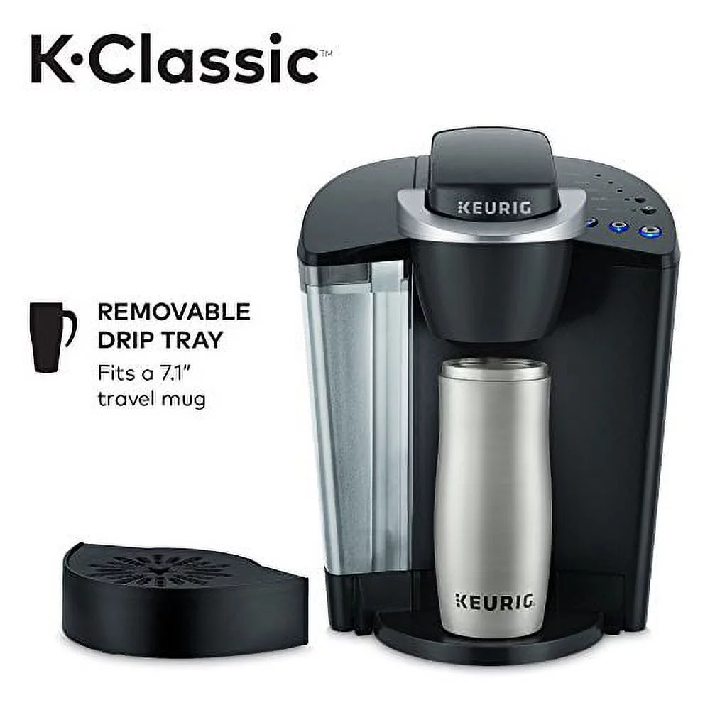 Keurig K-Classic Coffee Maker K-Cup Pod, Single Serve, Programmable, 6 to 10 oz. Brew Sizes, Black