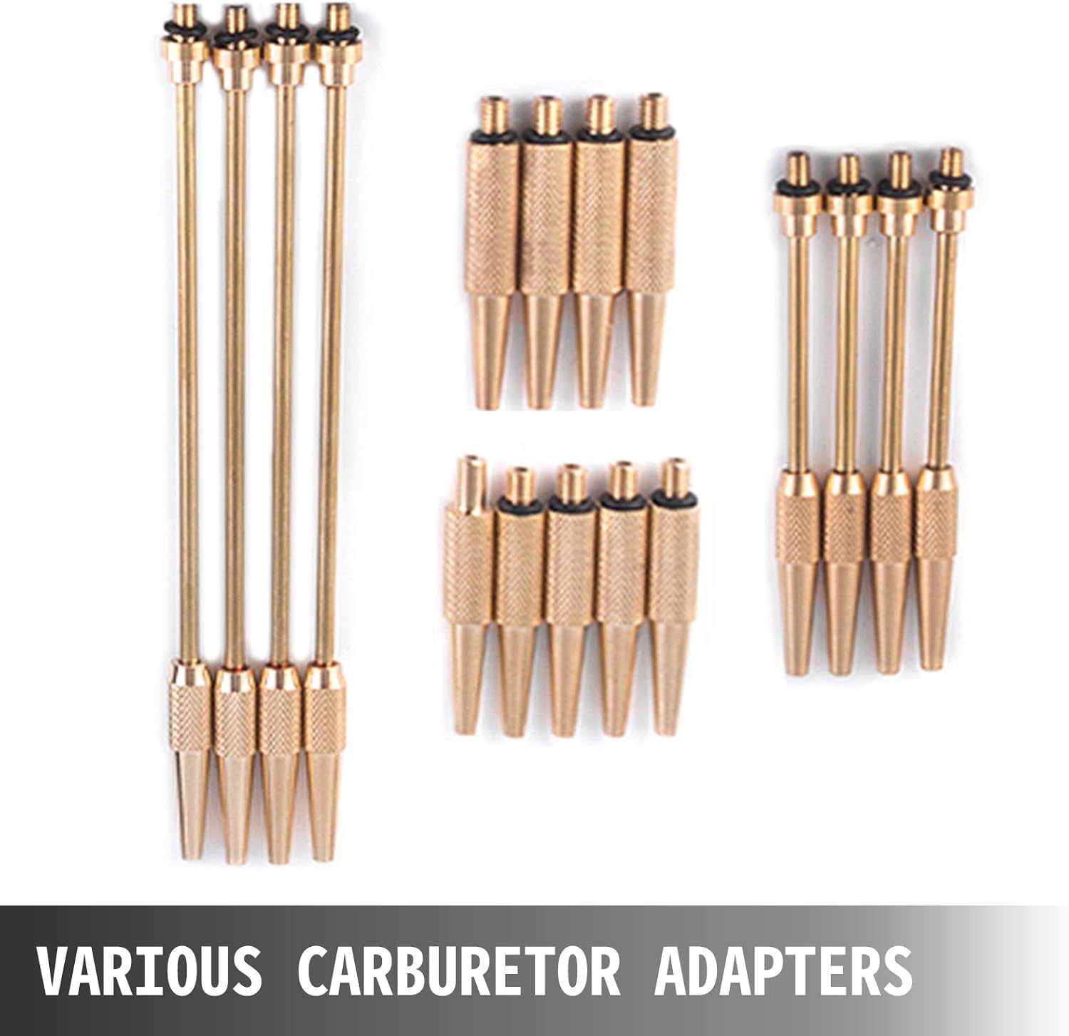 VEVOR Fuel Vacuum Carburetor Synchronize Tool Kit Fuel Vacuum Carburetor Synchronizer carb sync Gauge Set with Rubber Hose