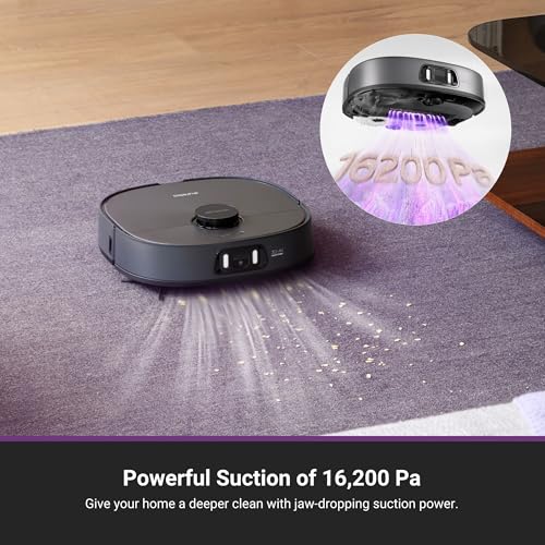 Eureka J15 Pro Ultra Robot Vacuum and Mop with Self Emptying Base, 16,200 Pa Suction, Flex-Arm Design Mop