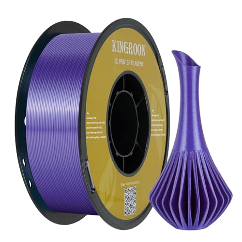 Kingroon Silk PLA Bundle 3D Printer Filament, Dimensional Accuracy +/- 0.03 mm, 10 kg Spool(22lbs)