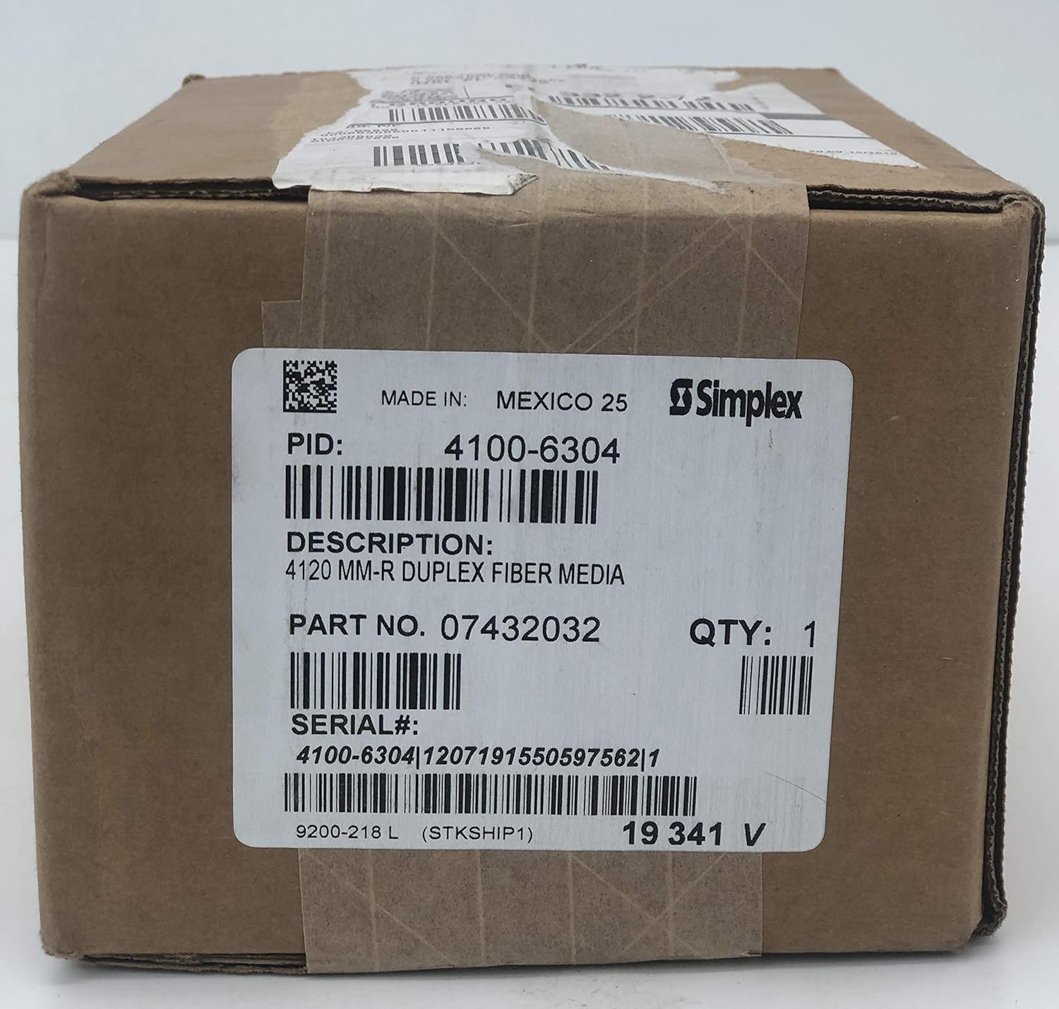 Simplex 4100-6304 Network Fiber Media Network Media Card for 4100ES and 4100U
