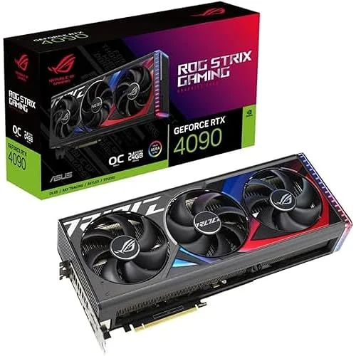 ASUS NVIDIA GeForce RTX 4090 Video Card OC edition 24GB GDDR6X / ROG-STRIX-RTX4090-O24G-GAMING - Curated Treasures Market