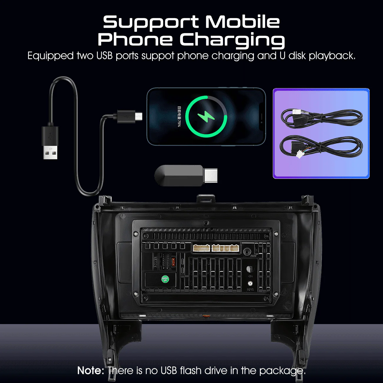 For 2015-2017 Toyota Camry 10.1in Carplay Android 12 Car Stereo Radio GPS Navi