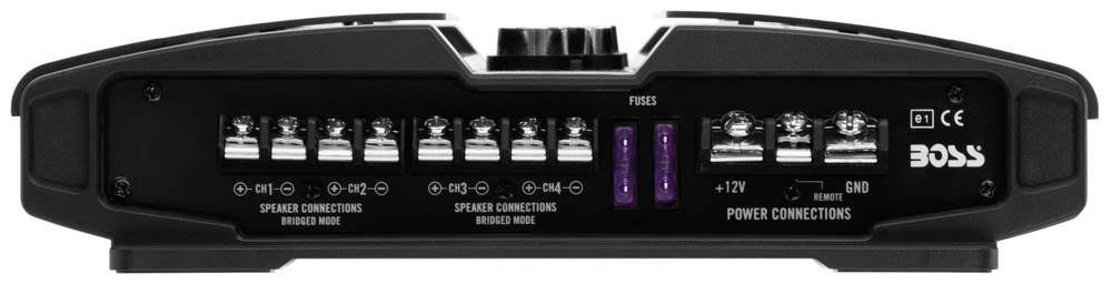 Boss Audio 2600W 4 Channel Car Audio Amplifier Power LED Amp+Remote (2 Pack)