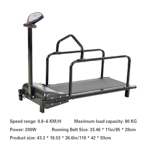 Electric Dog Treadmill for All Breeds - Quiet Motor, Adjustable Speed, LCD Display - Indoor Pet Fitness Machine for Small, Medium & Large Dogs & Cats