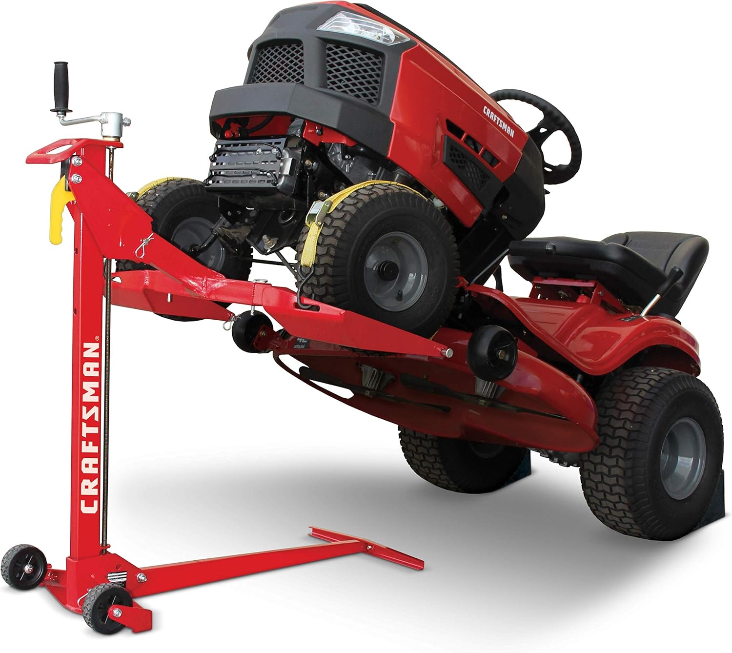 MoJack Craftsman 45099 Lift-500lb Lifting Capacity, Fits Most Residential and Zero Turn Riding Lawn, Folds Flat for Easy Storage