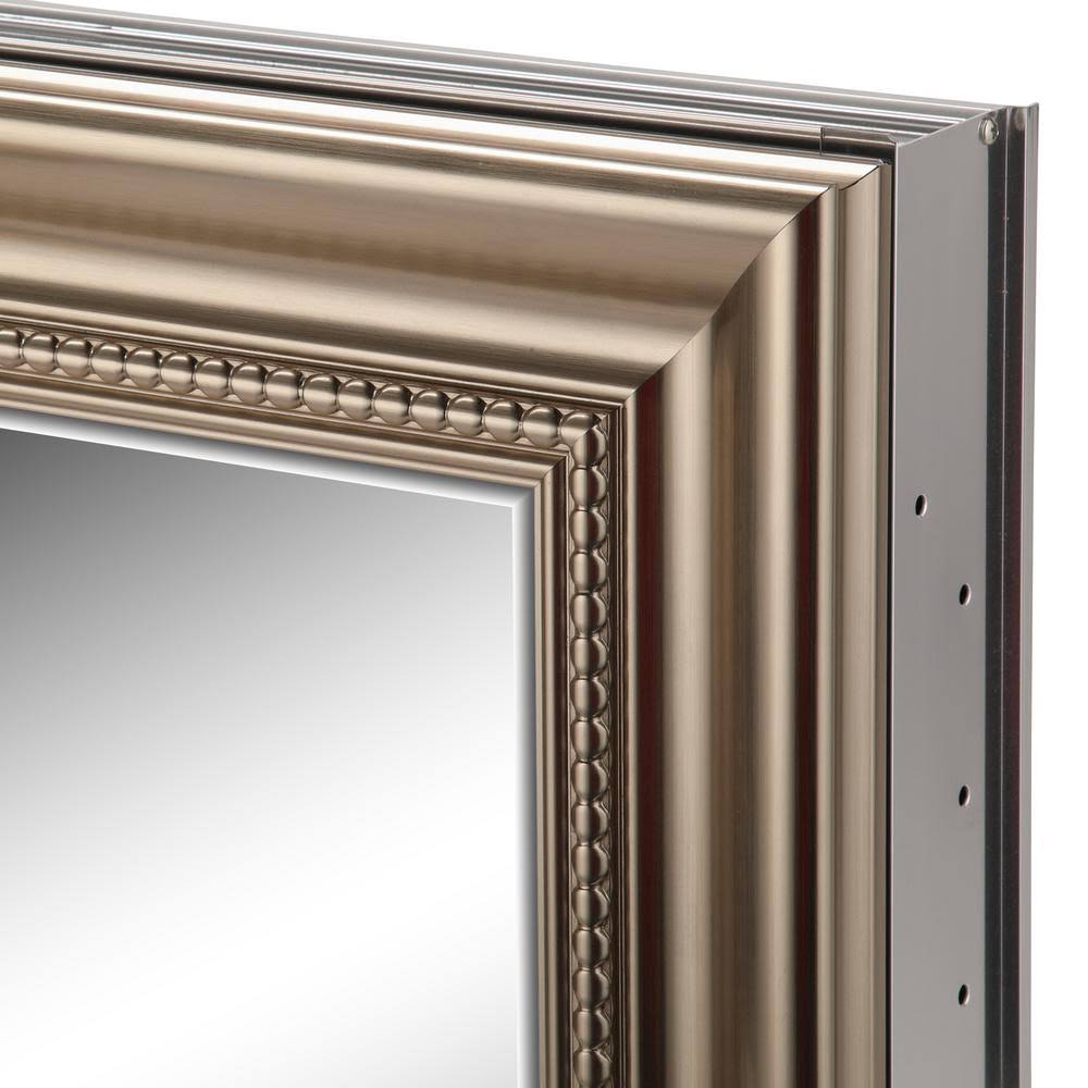 Pegasus 24x22x30x22 Recessed/Surface Medicine Cabinet Deco Framed Brushed