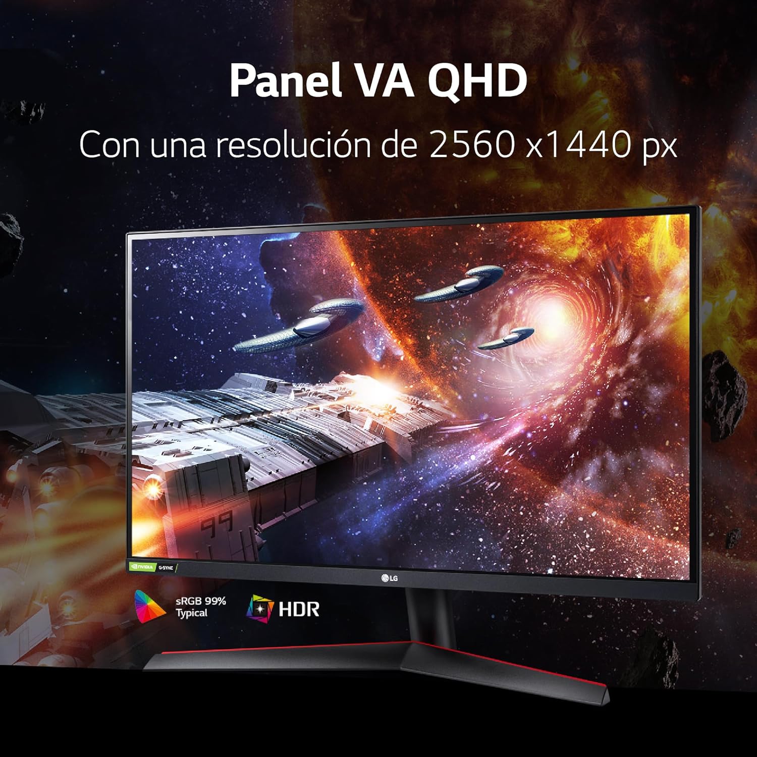 LG UltraGear 32GN600-B - LED-Monitor - QHD - 80 cm (32")