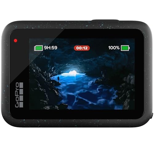 GoPro Hero12 Black E-Commerce Package - Waterproof Action Camera with 5.3K60 Ultra HD Video, 27MP Photos, HDR, 1/1.9" Image Sensor, Live Streaming