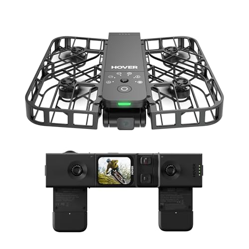 X1 Drone with Camera, Self-Flying Camera Drone with Follow Me Mode, Foldable Mini Drone with HDR Video Capture, Palm Takeoff