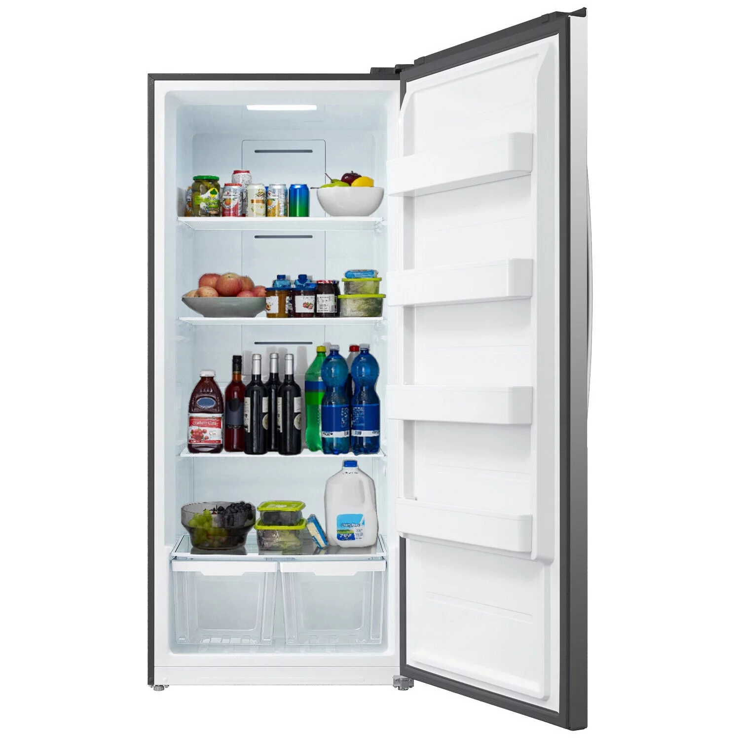 Smad 21 Cu.ft. Upright Convertible Freezer/Refrigerator, Quick Freeze for Garage, Kitchen, Home - Radiant Selections