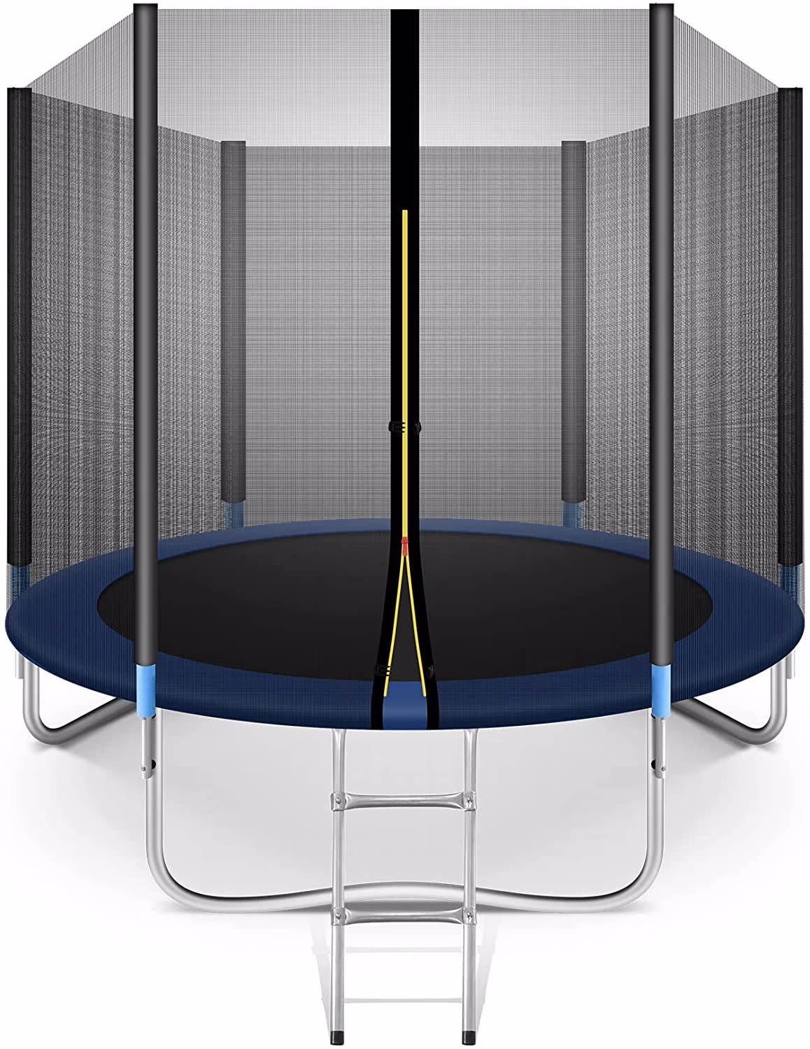 Premium 8FT Trampoline - 74.46 - Jump safely with the whole family!