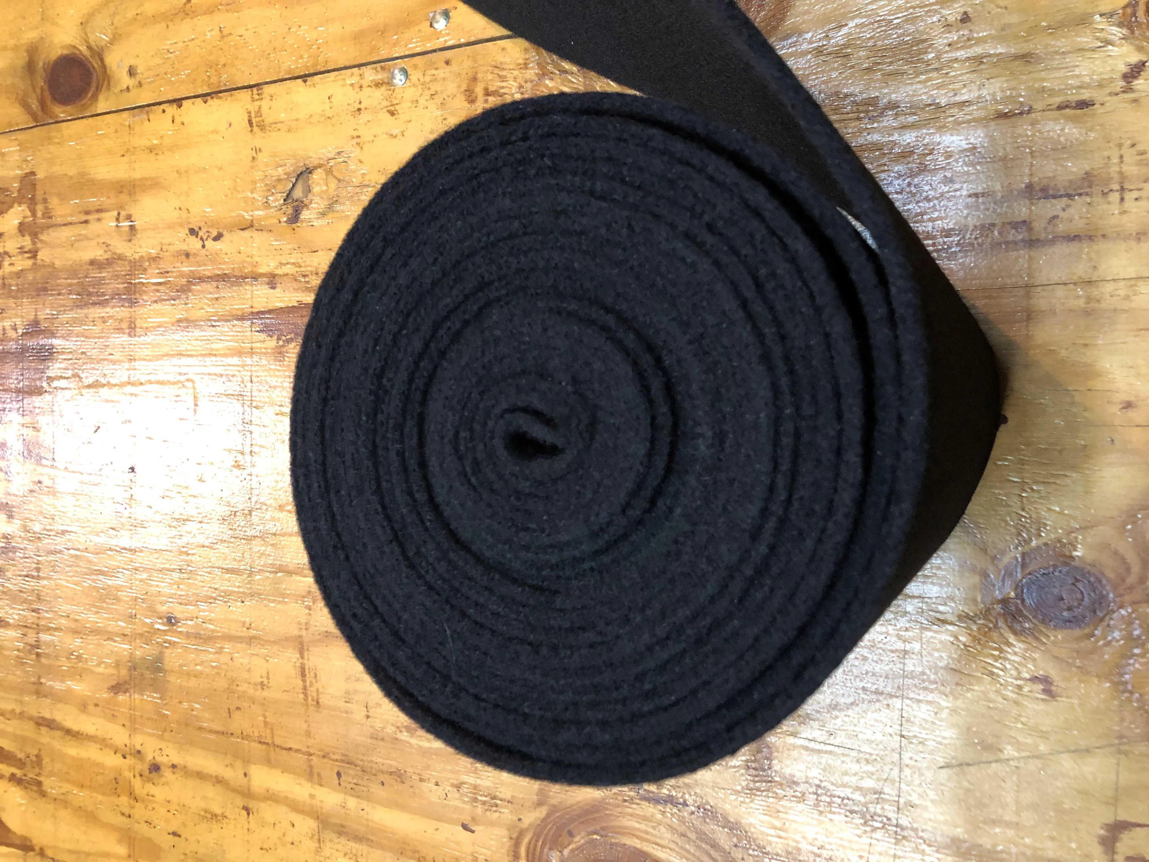 18 oz Marine Trailer Bunk Carpet - Black - 24"X50'
