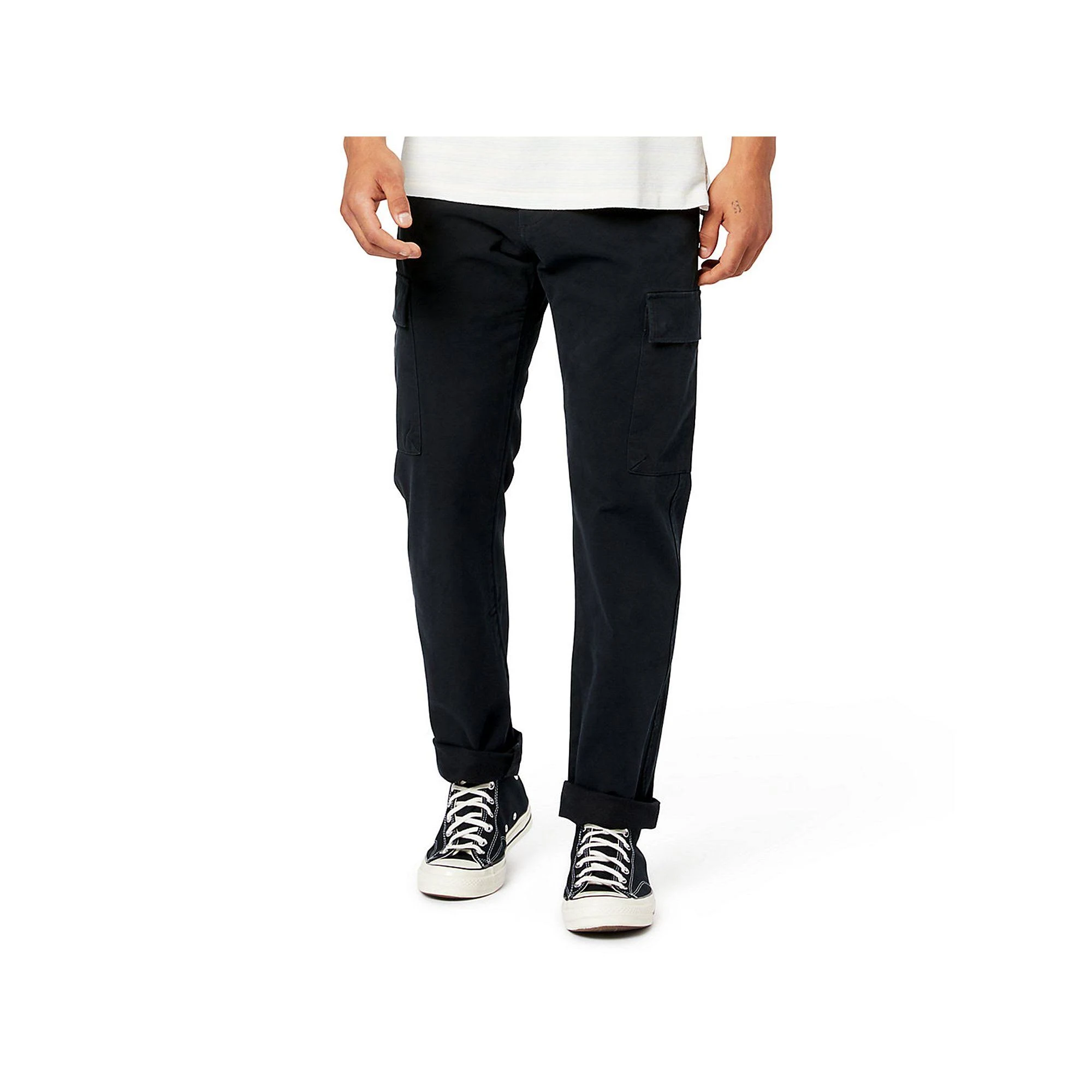 Dockers Men&s Straight Fit Ultimate Cargo Pants, Size: 34 x 30, Black