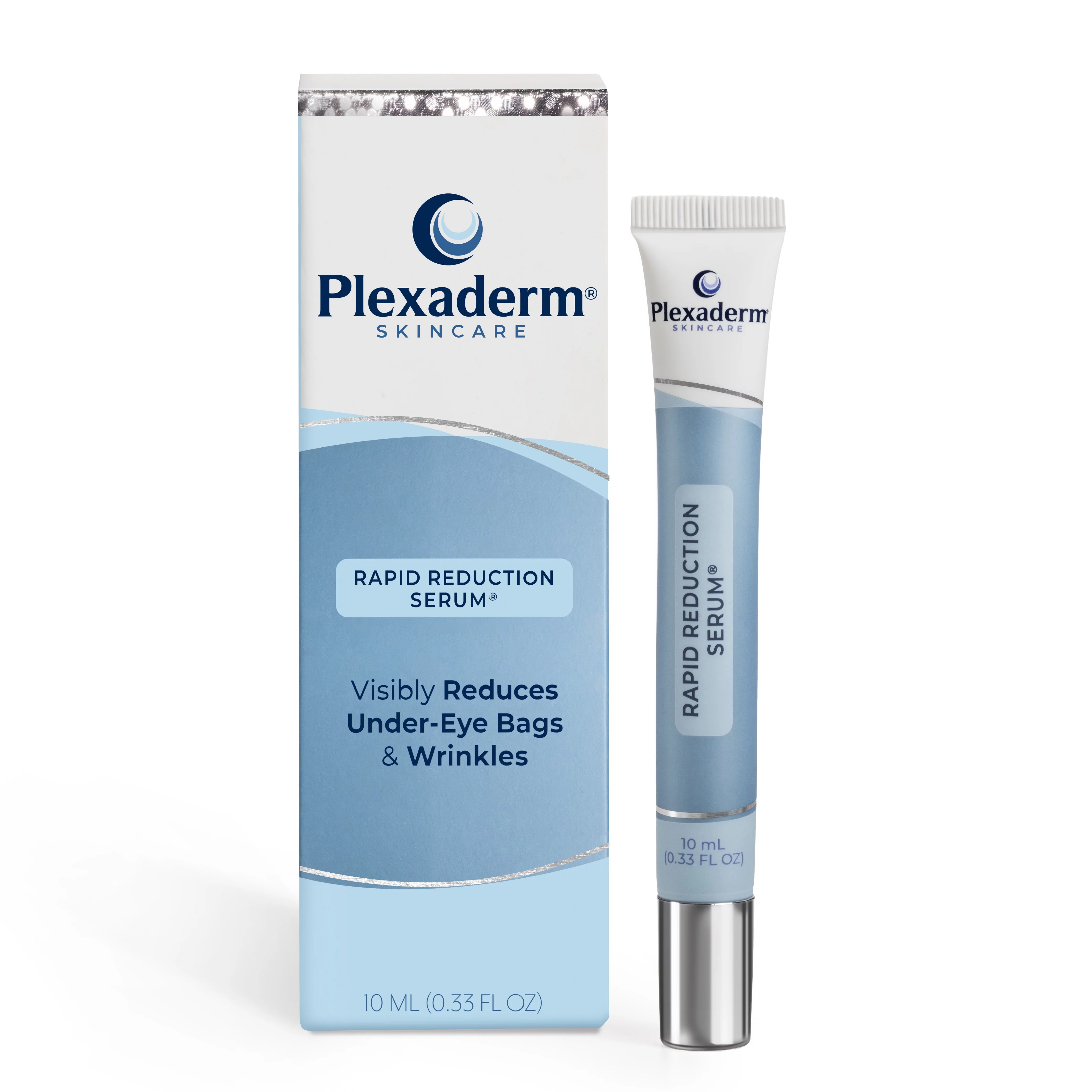 Plexaderm Rapid Reduction Eye Serum - Advanced Formula Anti Aging Visibly Reduces Under-Eye Bags, Wrinkles, Dark Circles, Fine Lines & Crow'