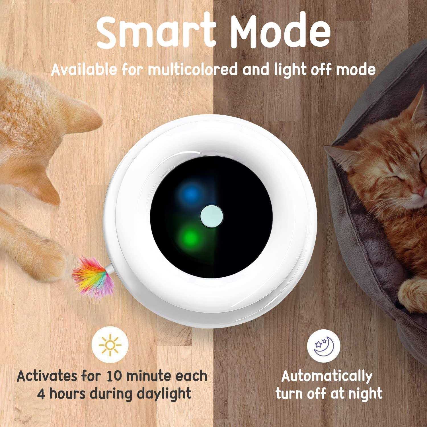 Cat Toys Orsda 2-in-1 Interactive Cat Toys for Indoor Cats Automatic Cat Toy Balls - Pet Supplies online store